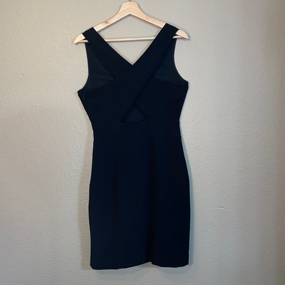 Banana republic black business casual midi